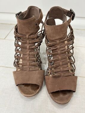 Vince Camuto Strappy Bootie Heeled Sandals